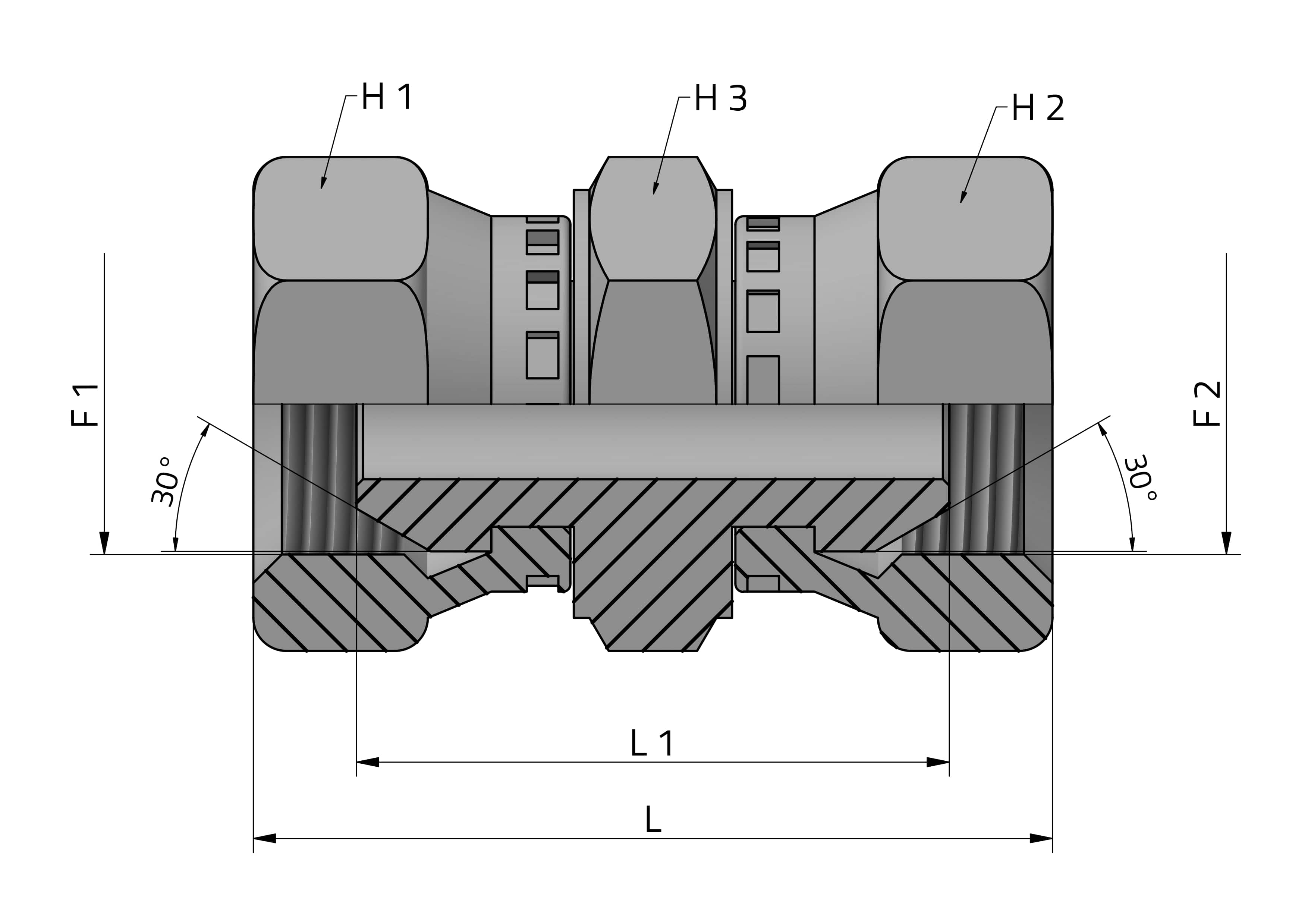 ADAPTER SWIVEL FEMALE BSPP - SWIVEL FEMALE BSPP